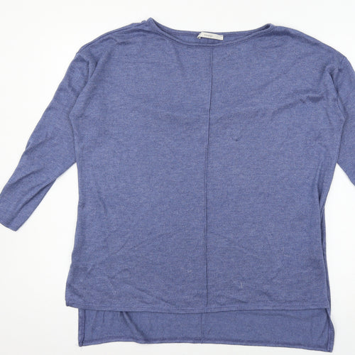 George Womens Blue  Knit Pullover Jumper Size 8