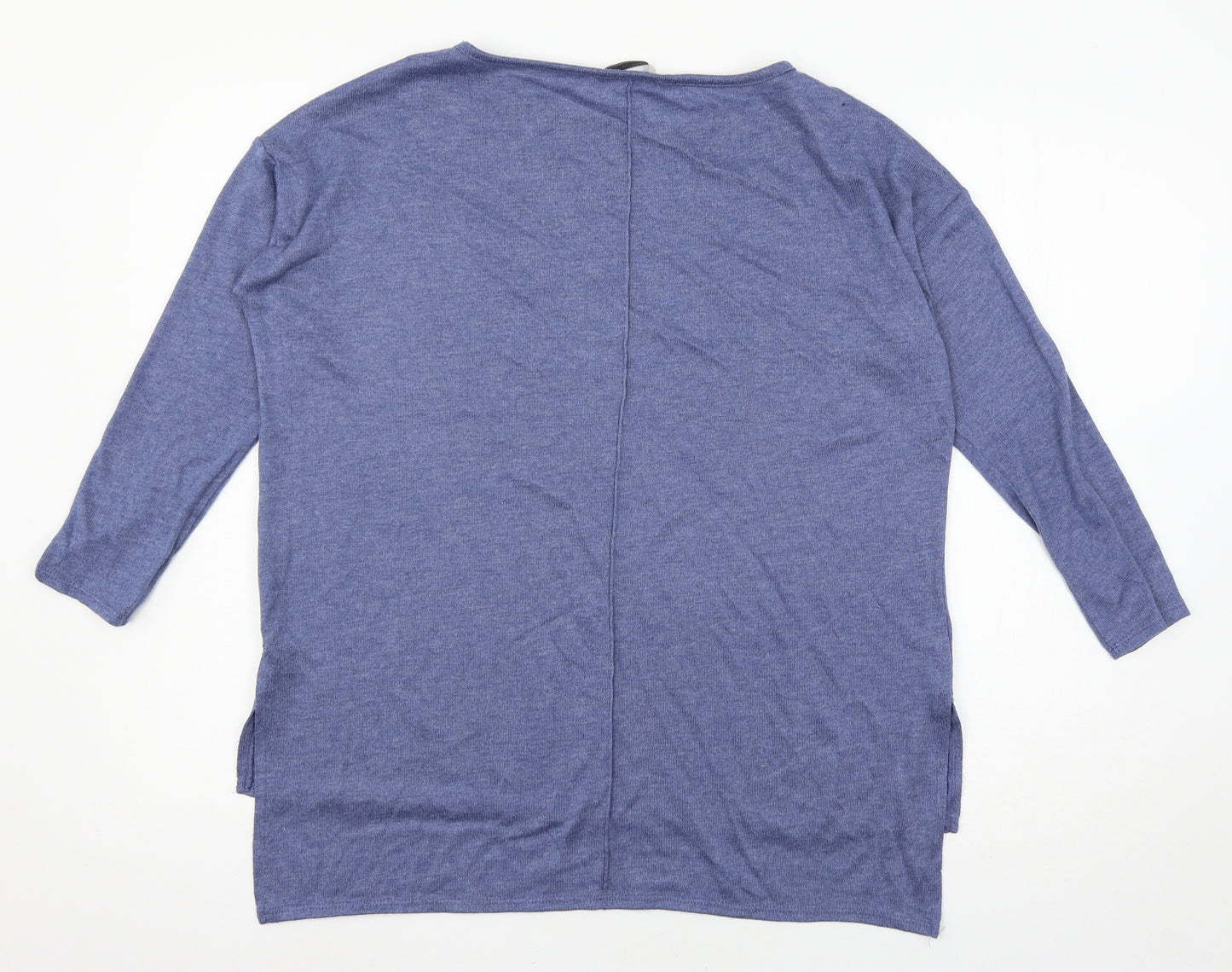 George Womens Blue  Knit Pullover Jumper Size 8
