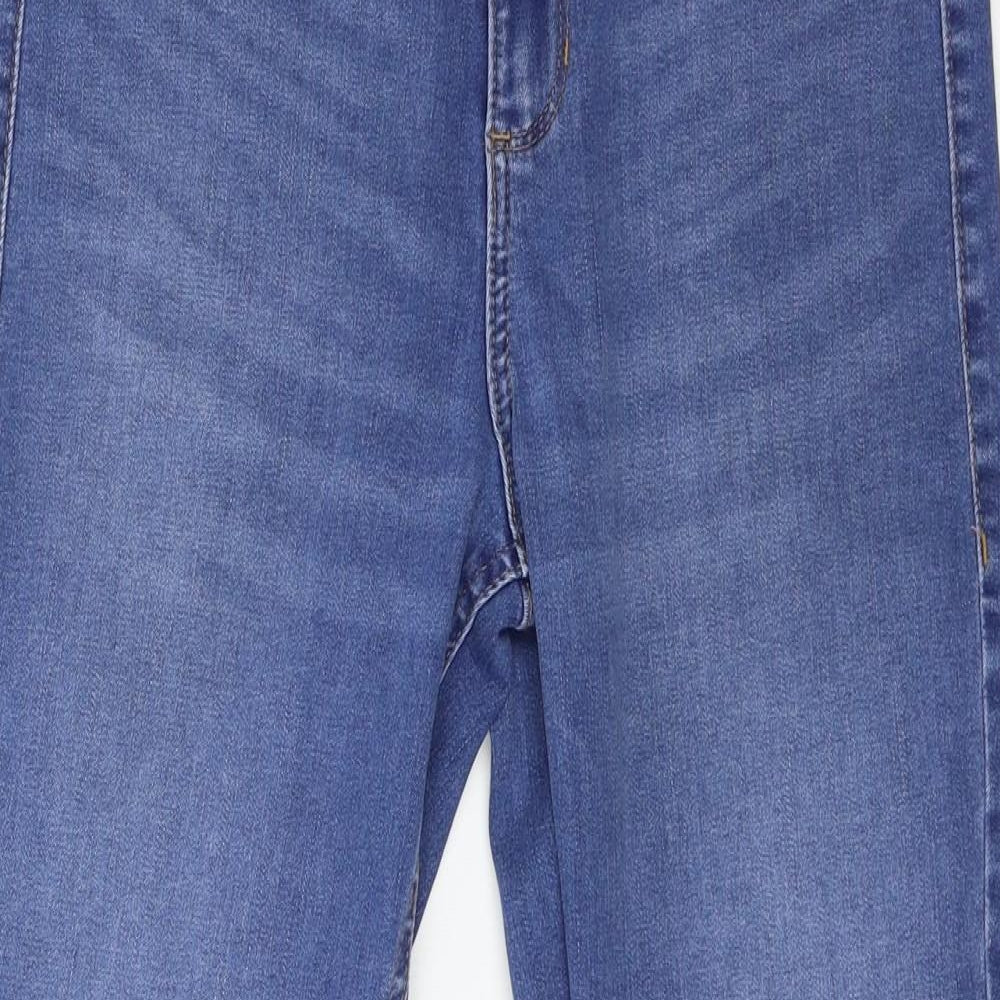 Marks and Spencer Womens Blue  Denim Skinny Jeans Size 12 L24 in