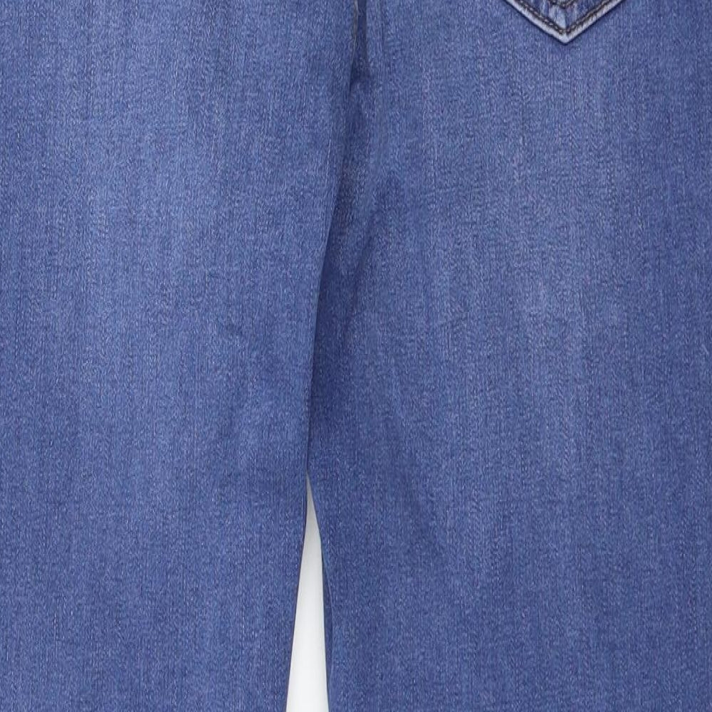 Marks and Spencer Womens Blue  Denim Skinny Jeans Size 12 L24 in