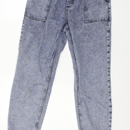 TU Womens Blue  Denim Straight Jeans Size 12 L27 in
