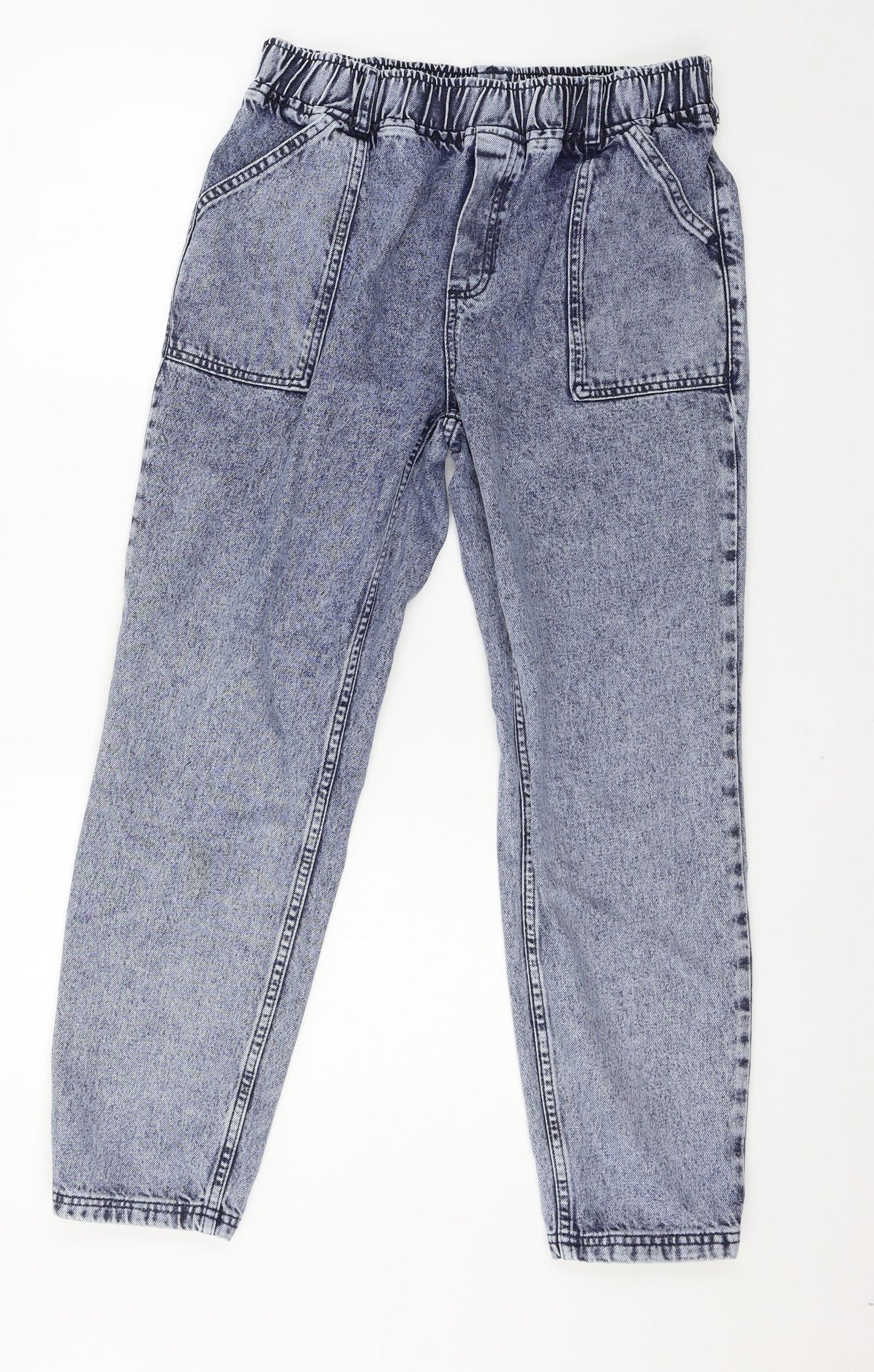 TU Womens Blue  Denim Straight Jeans Size 12 L27 in