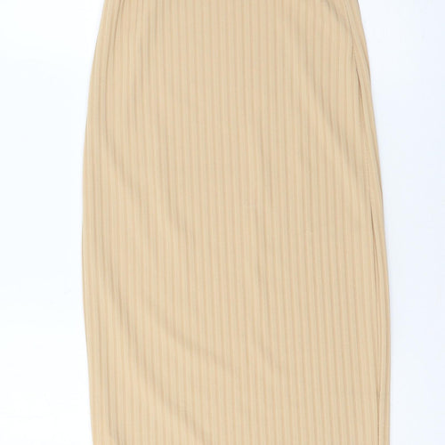 I SAW IT FIRST Womens Beige  Jersey Slip Dress  Size 12