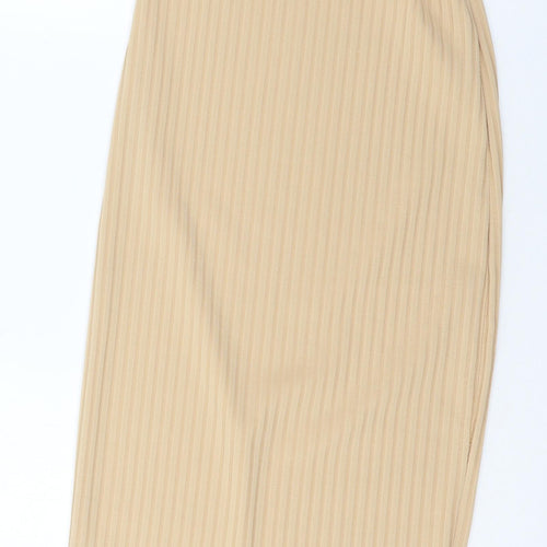 I SAW IT FIRST Womens Beige  Jersey Slip Dress  Size 12