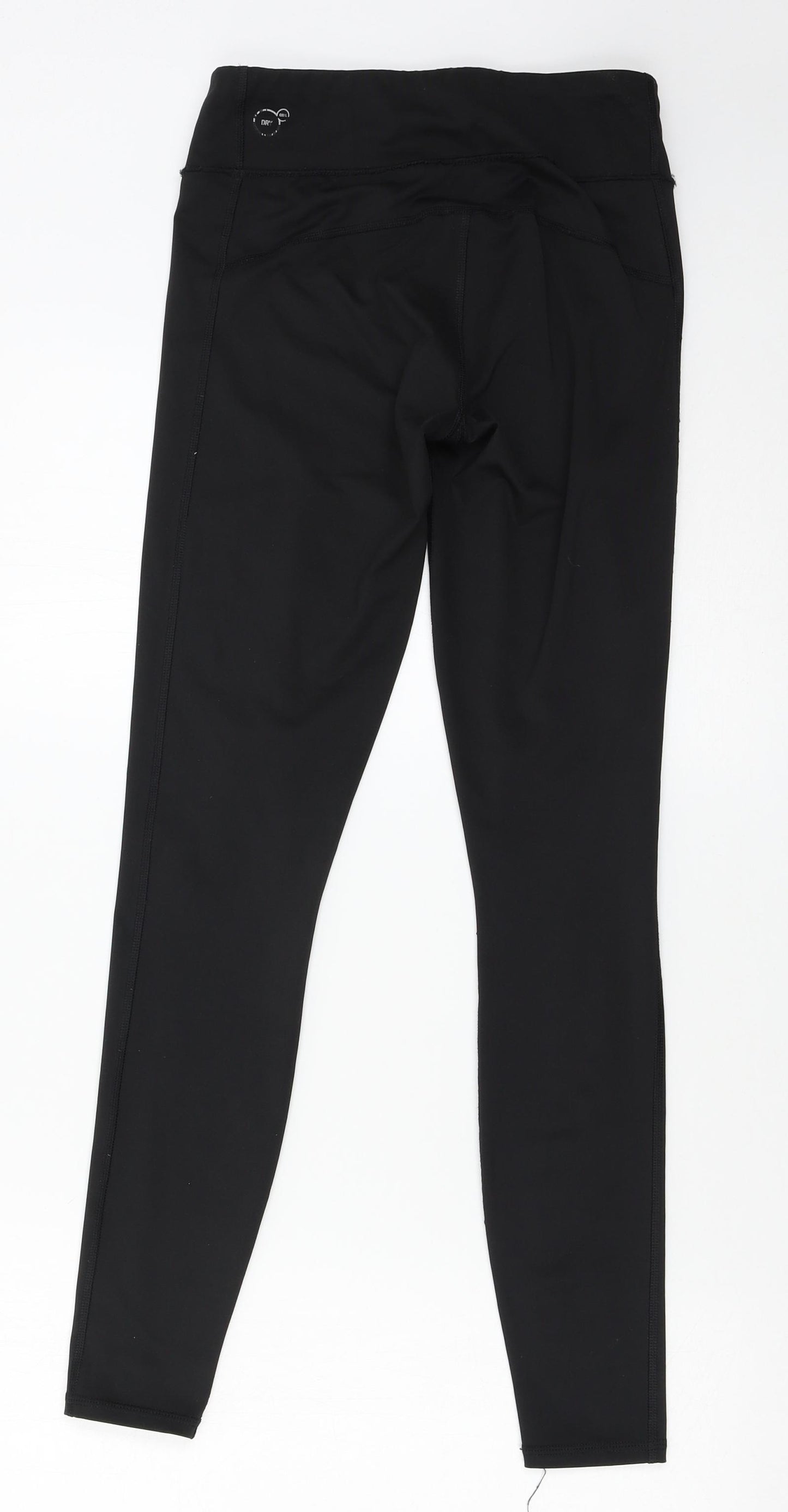 PUMA Womens Black  Jersey Capri Leggings Size XS L27 in