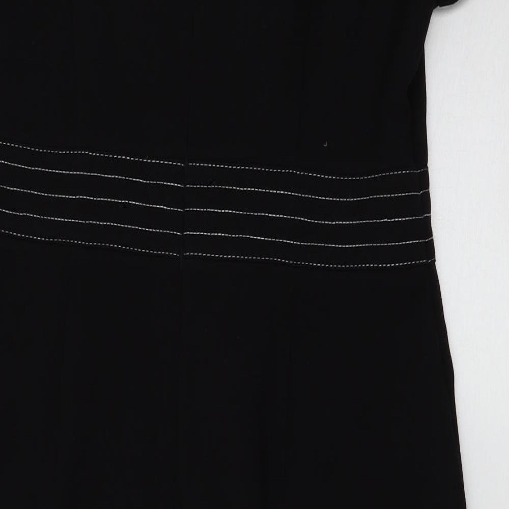 Marks and Spencer Womens Black   A-Line  Size 14