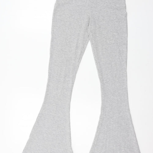 Misspap Womens Grey  Jersey Trousers  Size 8 L32 in