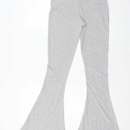 Misspap Womens Grey  Jersey Trousers  Size 8 L32 in