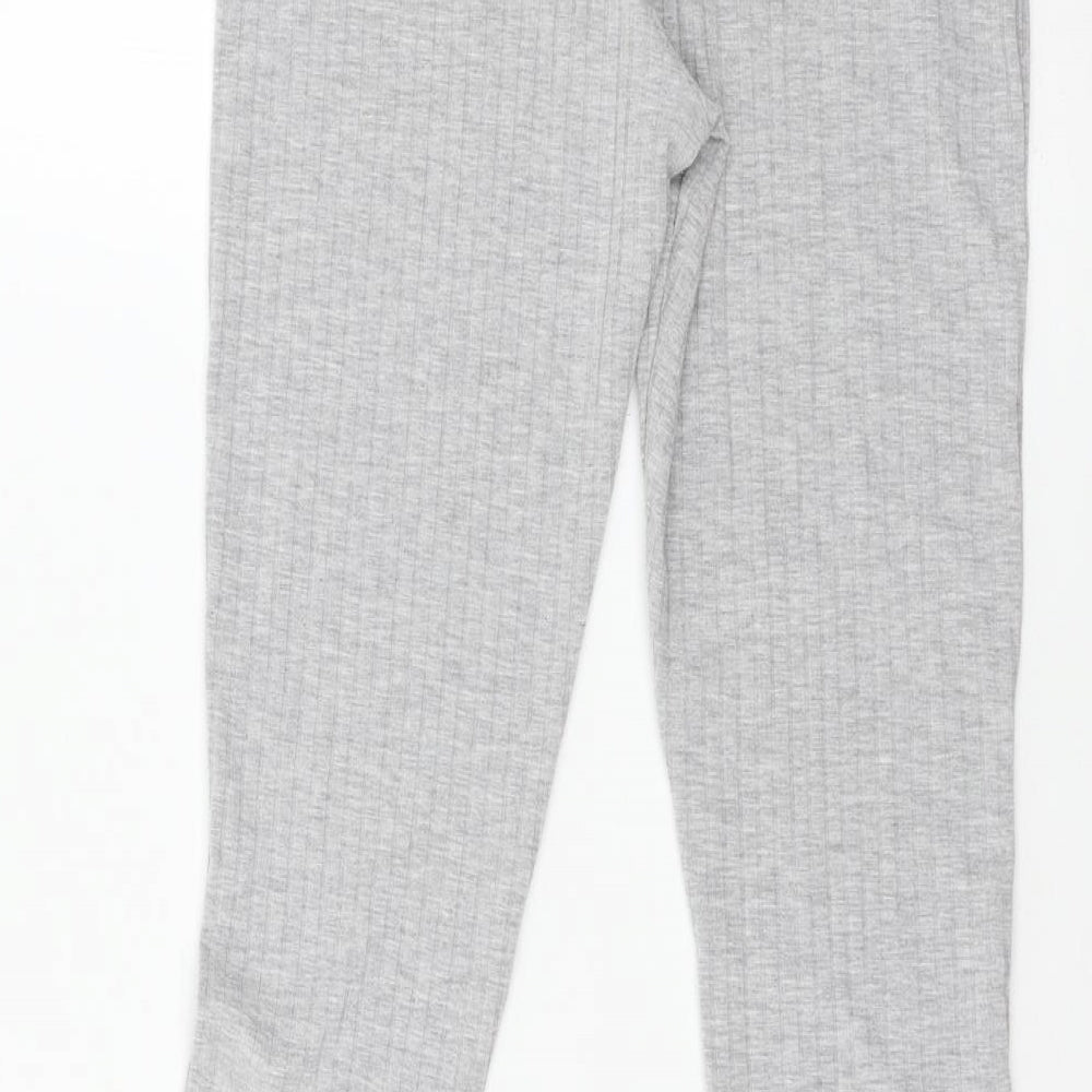 Misspap Womens Grey  Jersey Trousers  Size 8 L32 in