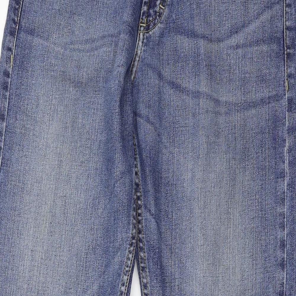 Lee Jeans Mens Blue  Denim Straight Jeans Size 32 in L33 in