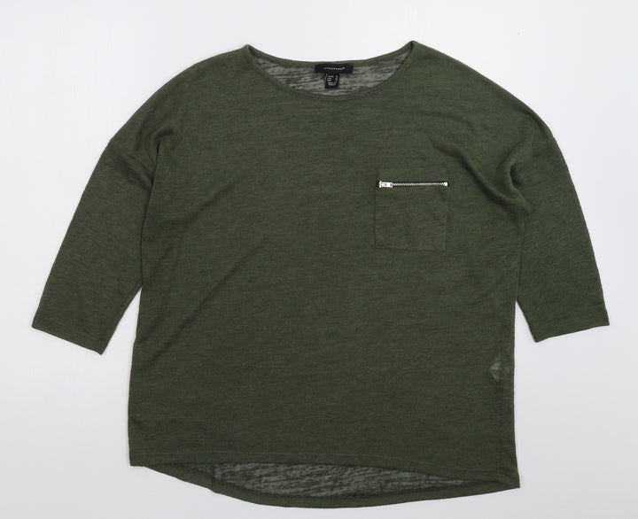 Atmosphere Womens Green   Pullover Jumper Size 16