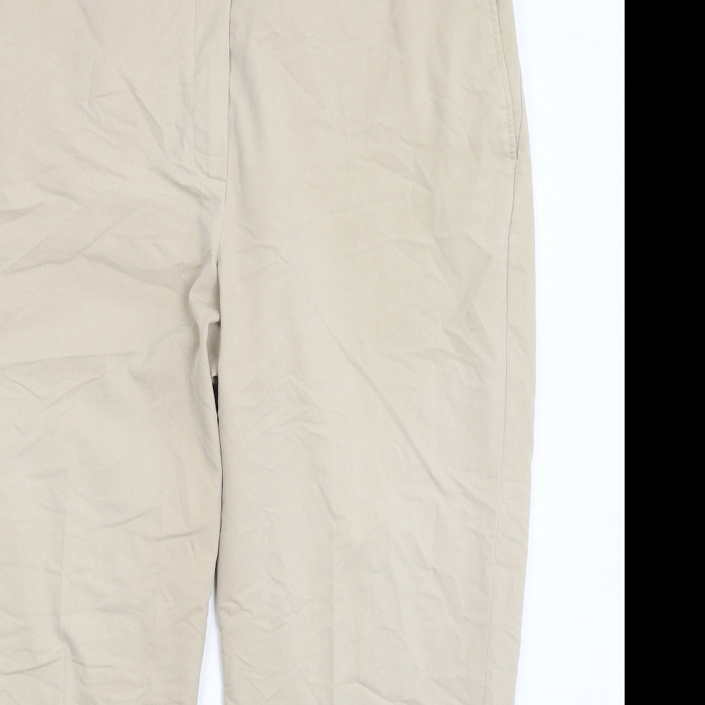 Uno Golf Womens Beige   Chino Trousers Size 18 L27 in