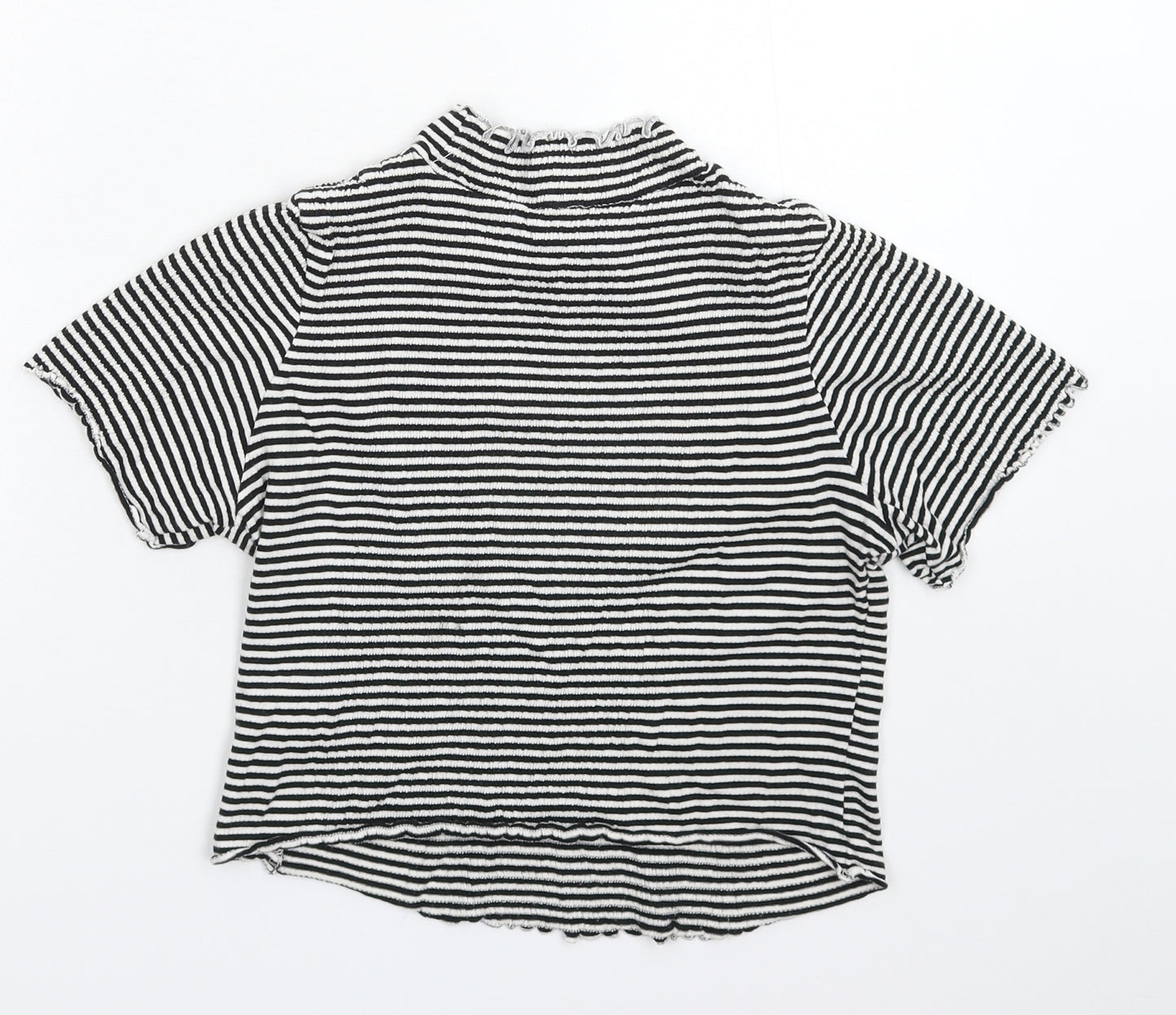 New Look Womens Multicoloured Striped  Basic T-Shirt Size 8