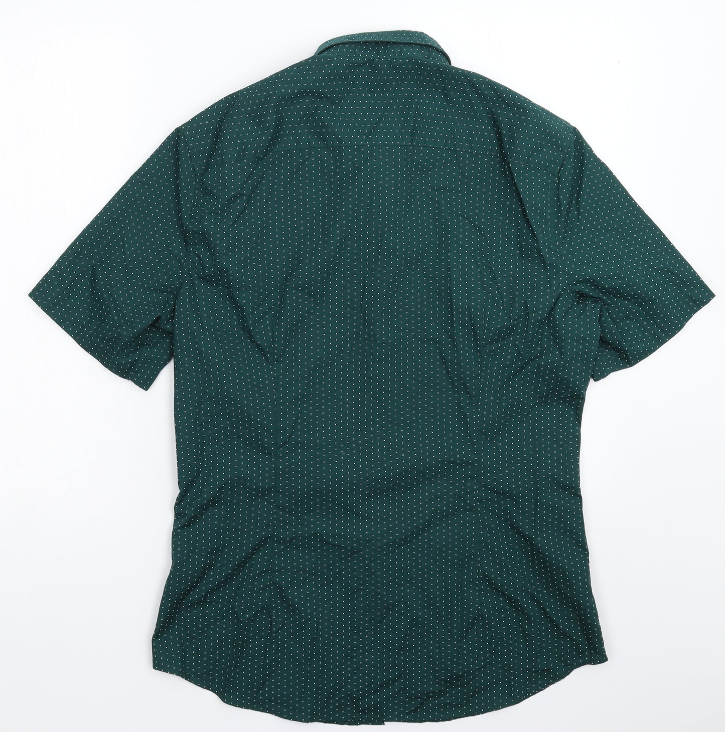 H&M Mens Green    Button-Up Size M