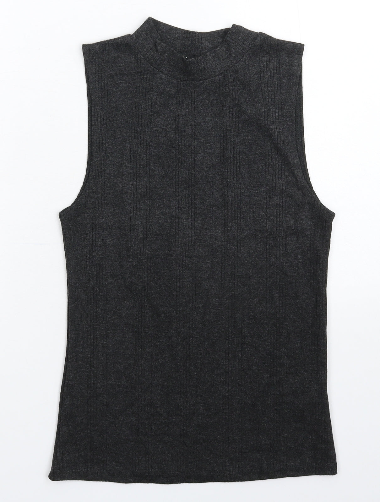 New Look Womens Grey  Knit Vest Jumper Size 10