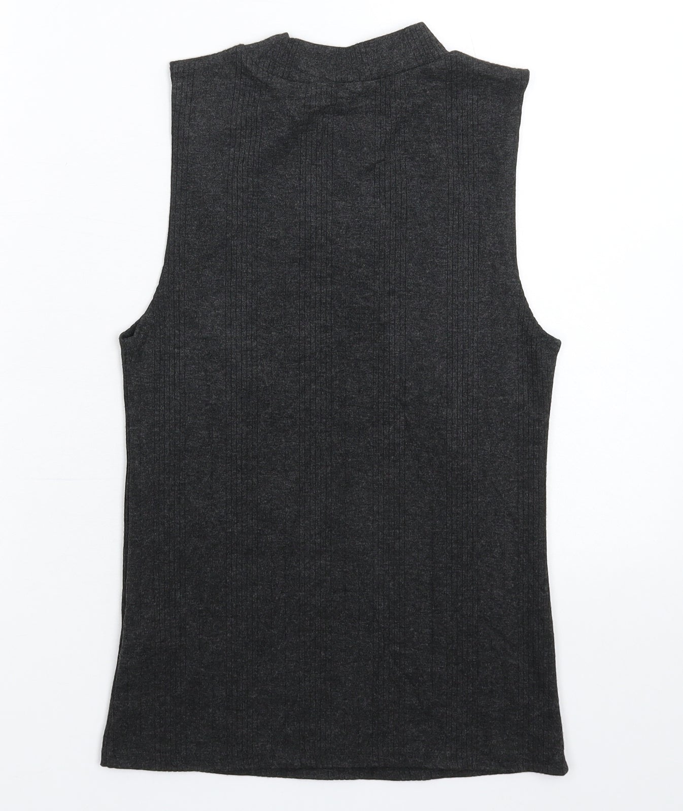 New Look Womens Grey  Knit Vest Jumper Size 10