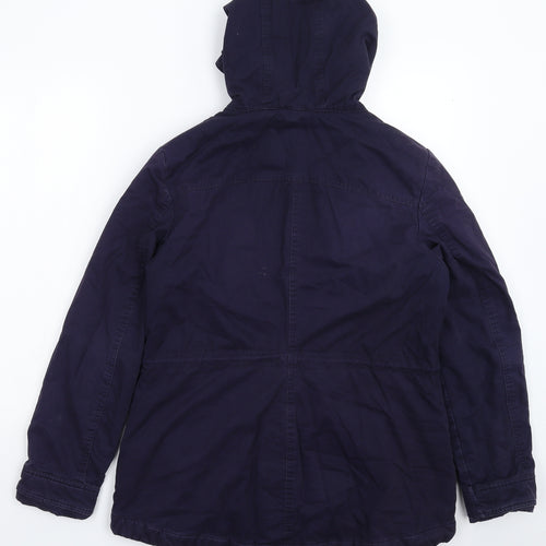 Dorothy Perkins Womens Blue   Parka Coat Size 12