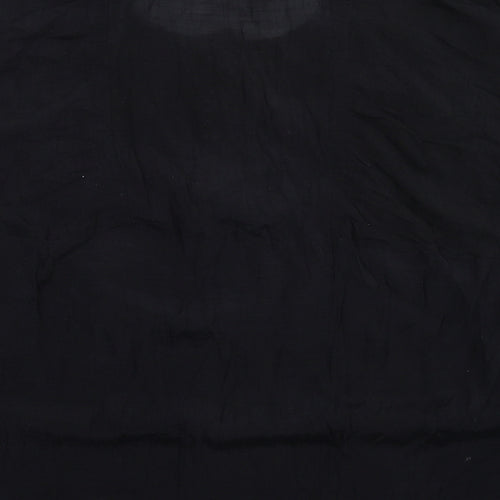 Zay Womens Black   Shirt Dress  Size L