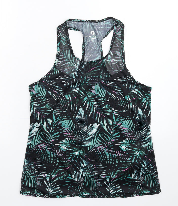 New Loo Womens Multicoloured Basic Tank Size S