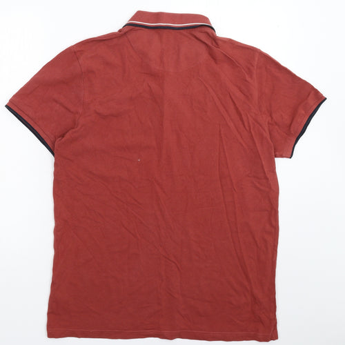 Very Mens Brown    Polo Size L