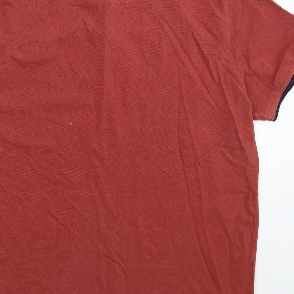 Very Mens Brown    Polo Size L