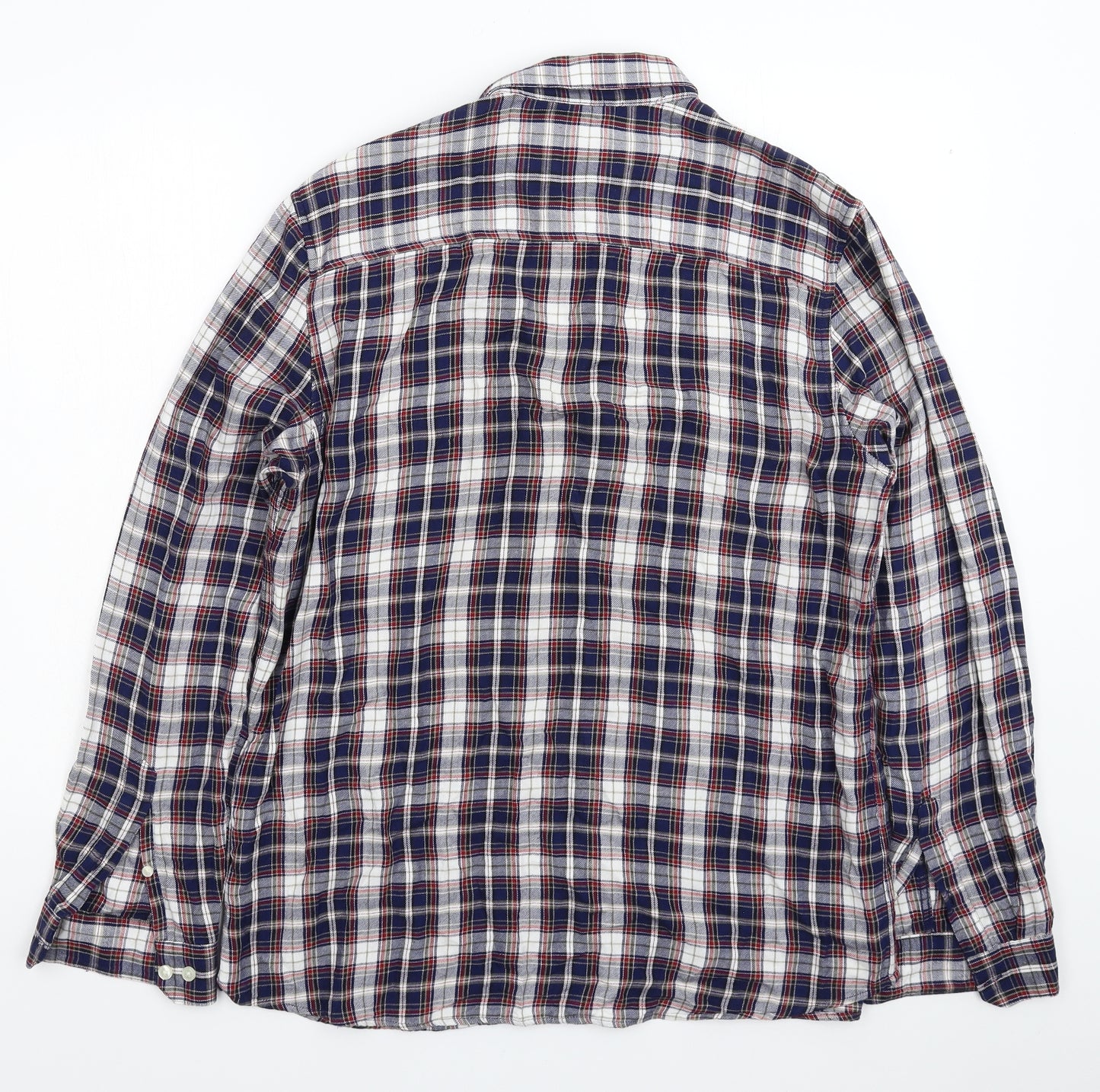 Burton Mens Multicoloured Check   Button-Up Size L