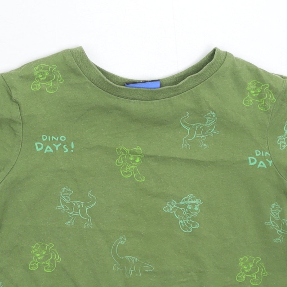 George Girls Green   Basic T-Shirt Size 2-3 Years