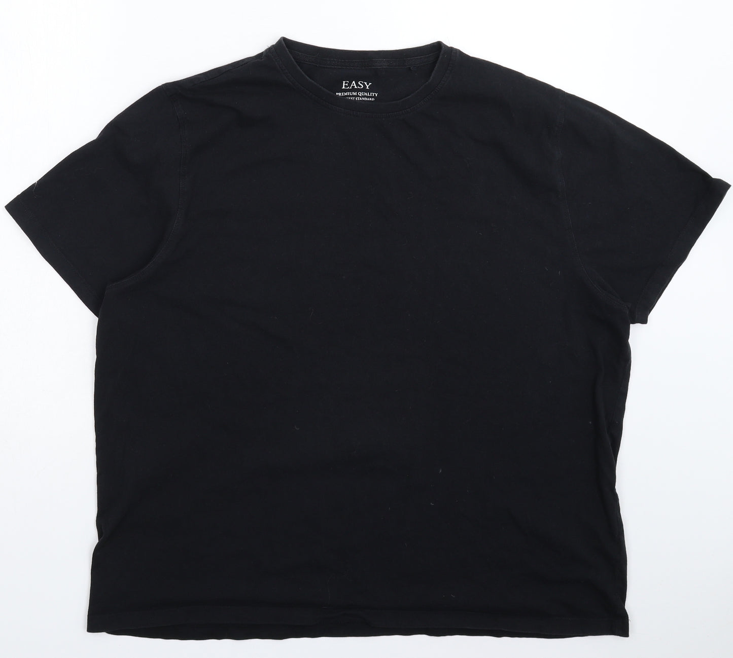 Easy Mens Black    T-Shirt Size 2XL