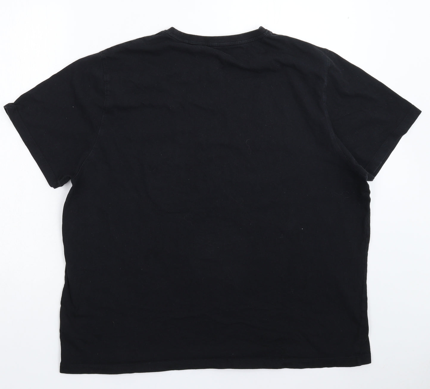Easy Mens Black    T-Shirt Size 2XL