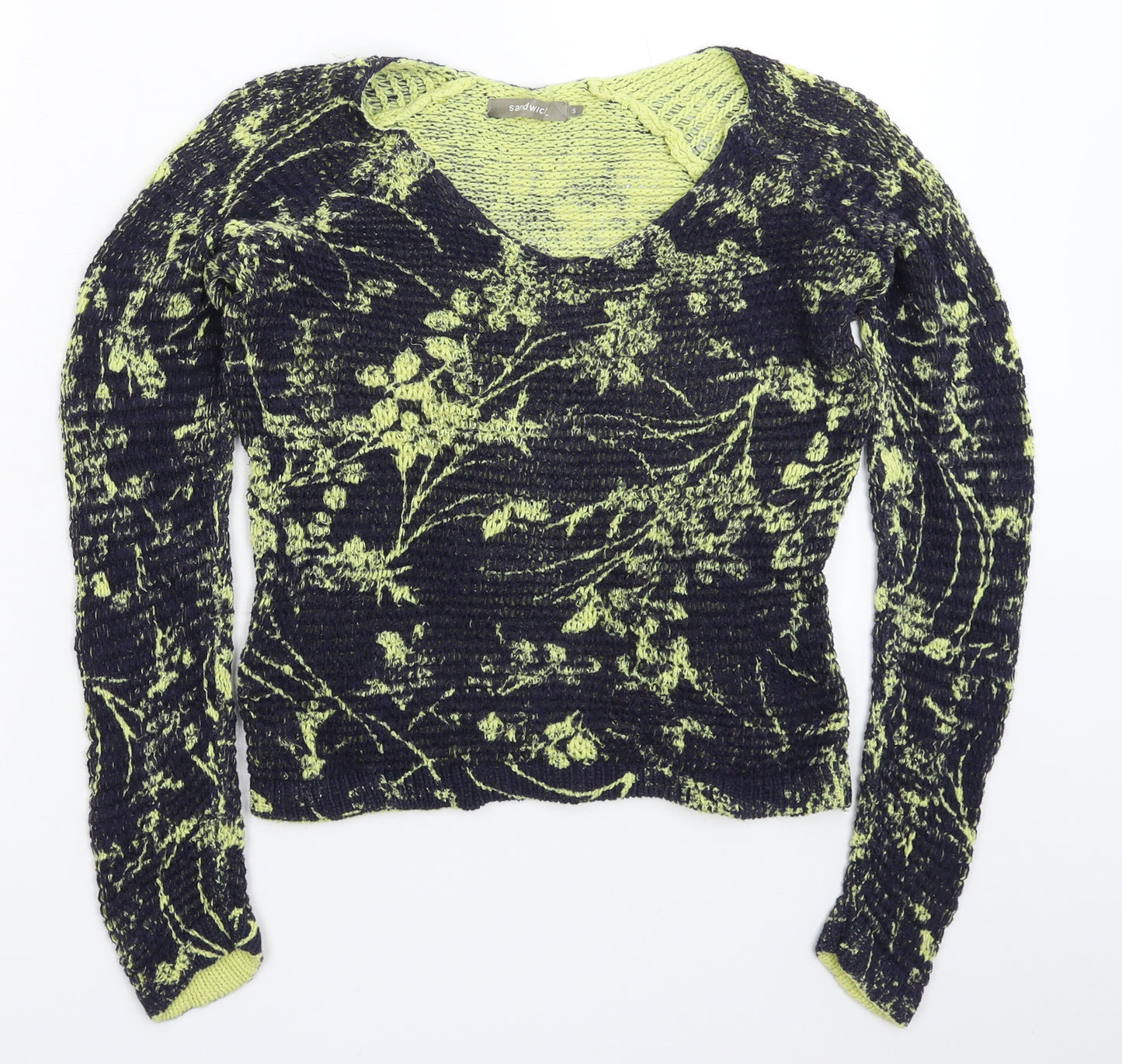 Sandwich Womens Multicoloured  Knit Pullover Jumper Size S