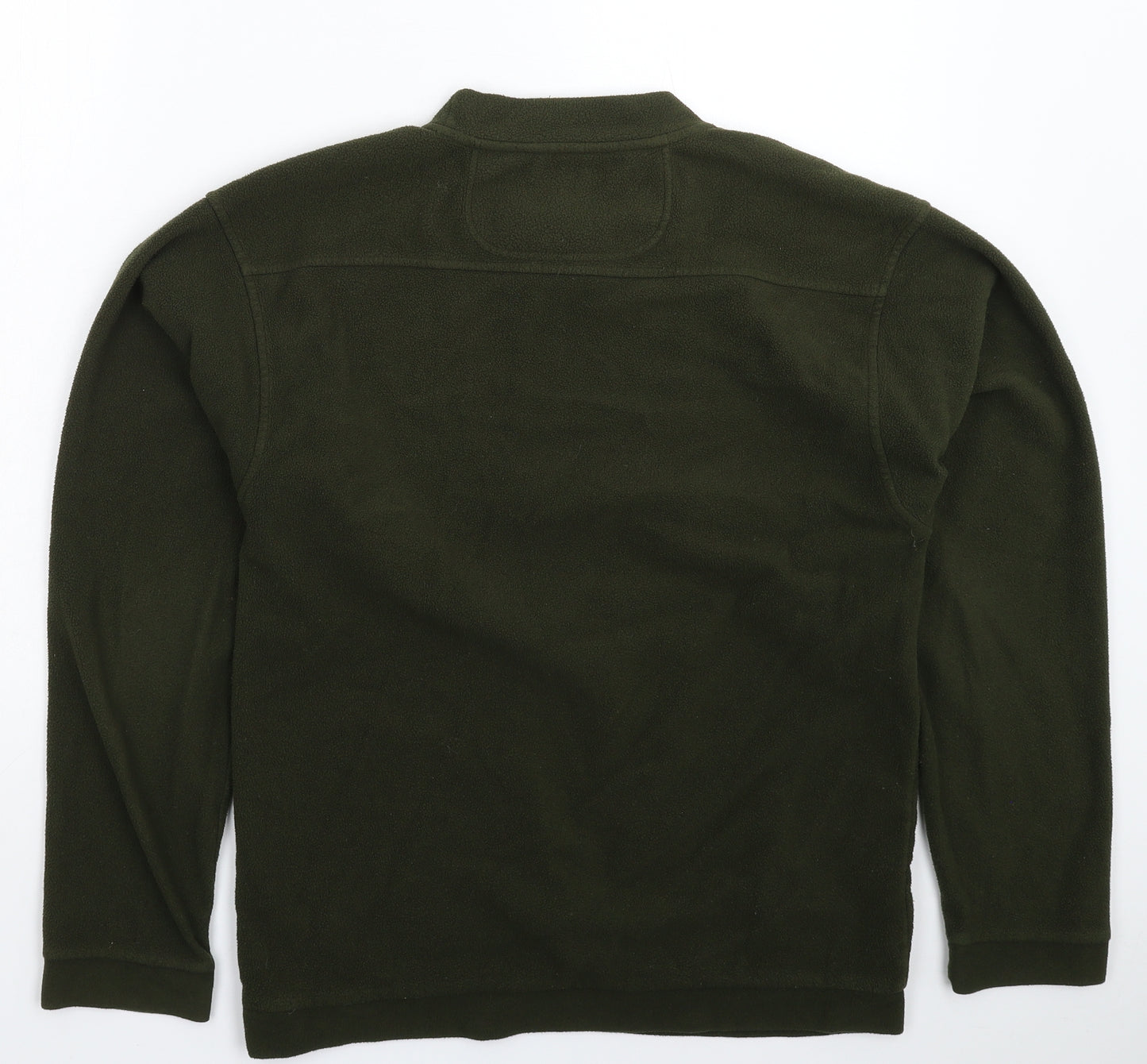 Jack Orton Mens Green  Fleece Pullover Sweatshirt Size S