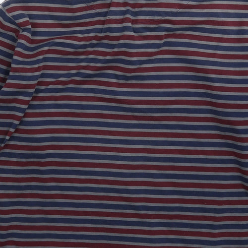 Indian Terrain Mens Multicoloured Striped   Polo Size M