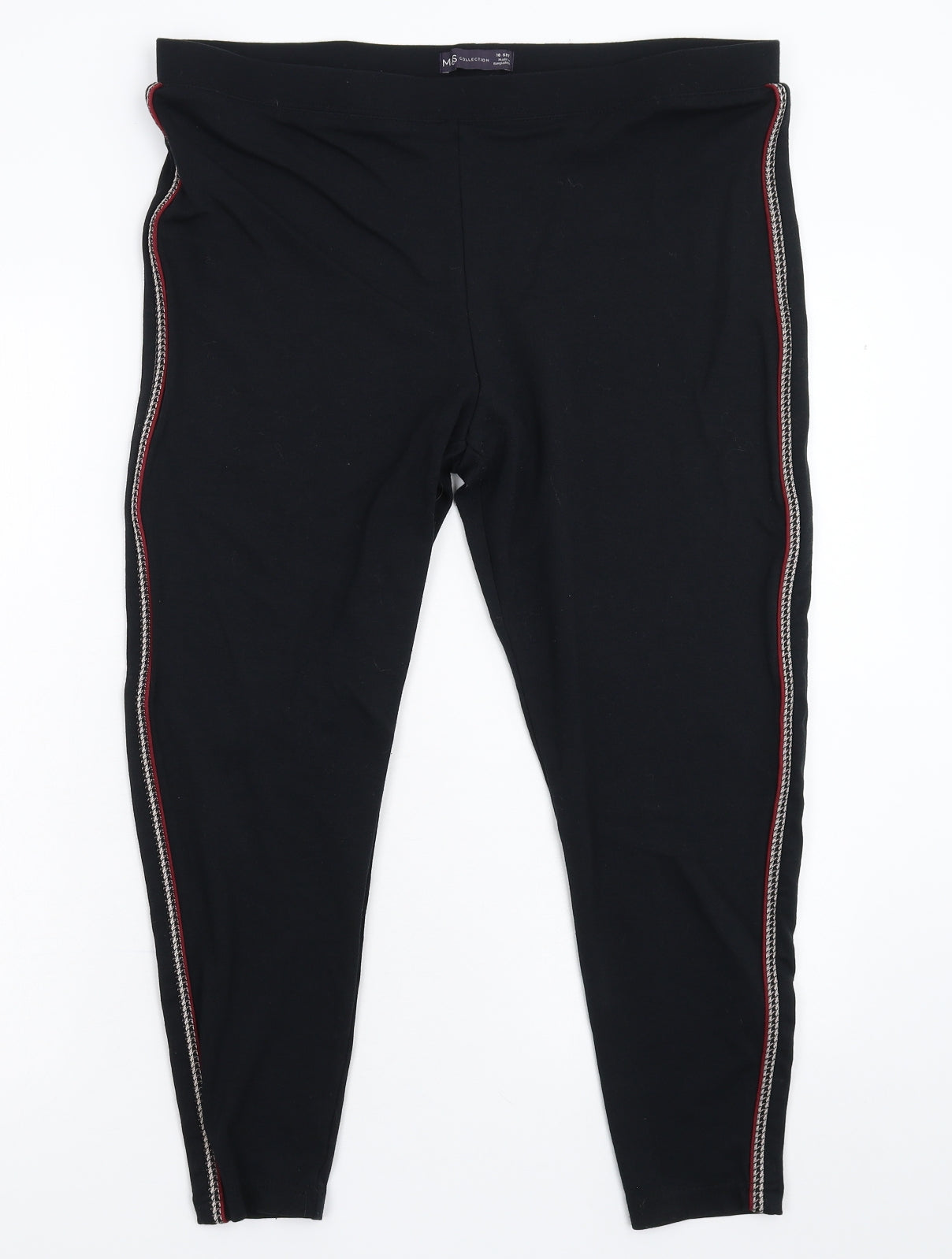 Marks and Spencer Womens Black   Cropped Leggings Size 18 L23 in
