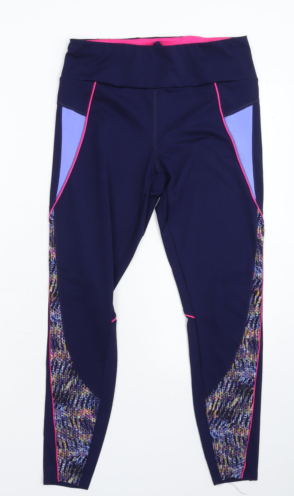 Marks and Spencer Womens Blue   Compression Leggings Size 14 L26 in