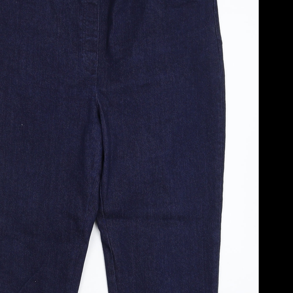 Cotton Traders Womens Blue  Denim Straight Jeans Size 18 L26 in