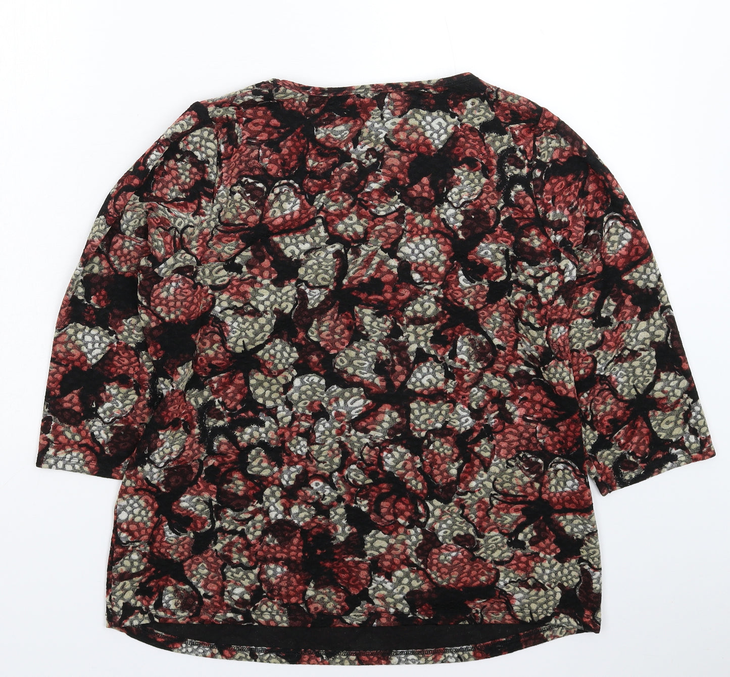 Marks and Spencer Womens Multicoloured Floral  Pullover Jumper Size 16