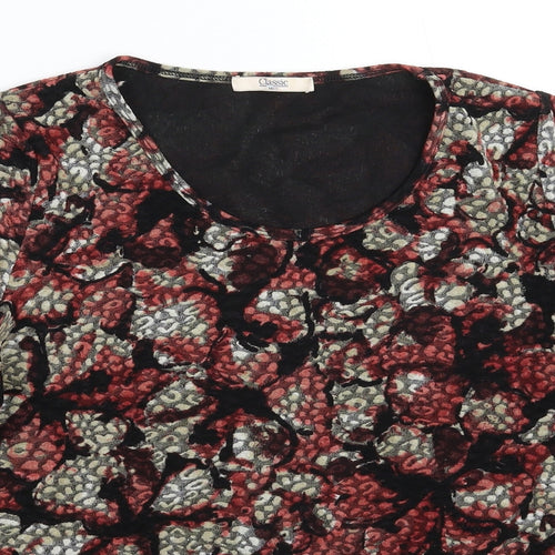 Marks and Spencer Womens Multicoloured Floral  Pullover Jumper Size 16
