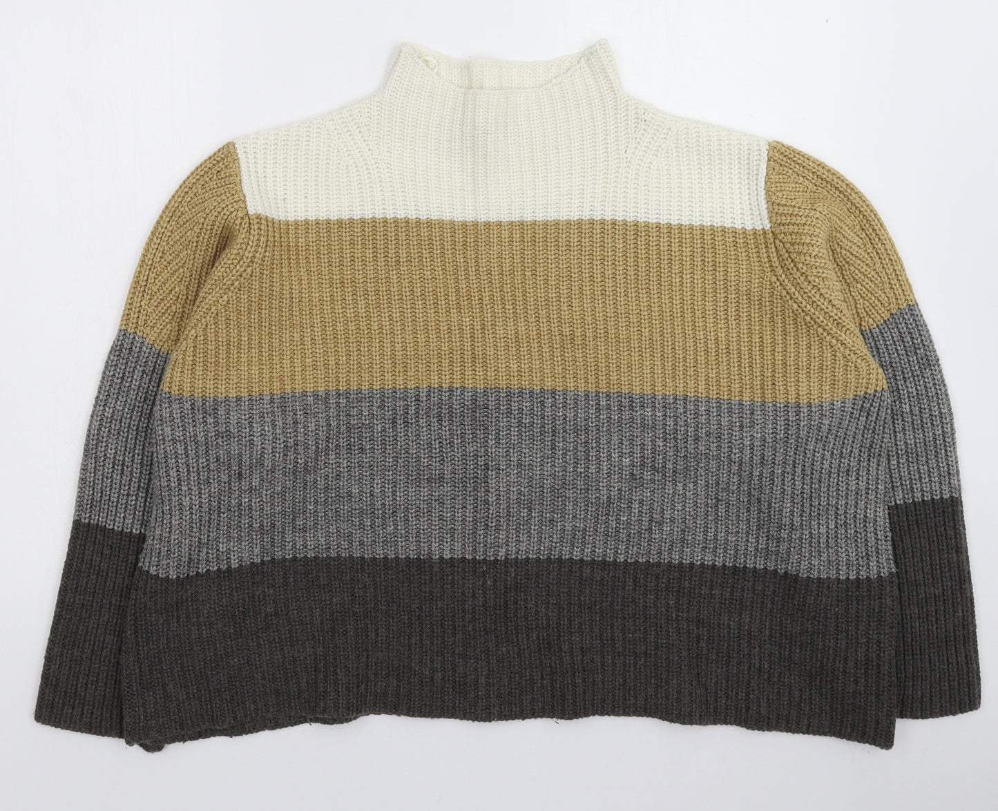 Marks and Spencer Womens Multicoloured  Knit Pullover Jumper Size L  - Oversized