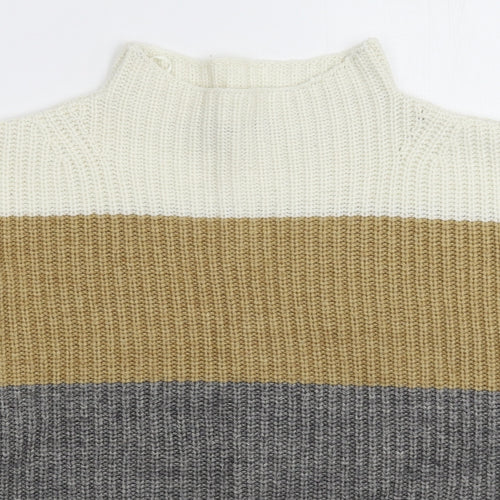 Marks and Spencer Womens Multicoloured  Knit Pullover Jumper Size L  - Oversized