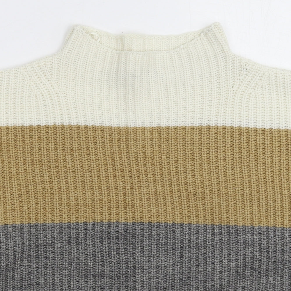 Marks and Spencer Womens Multicoloured  Knit Pullover Jumper Size L  - Oversized