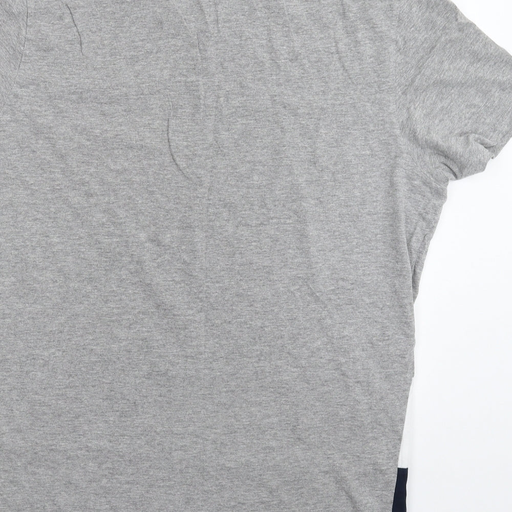 JACK & JONES Mens Grey    T-Shirt Size L