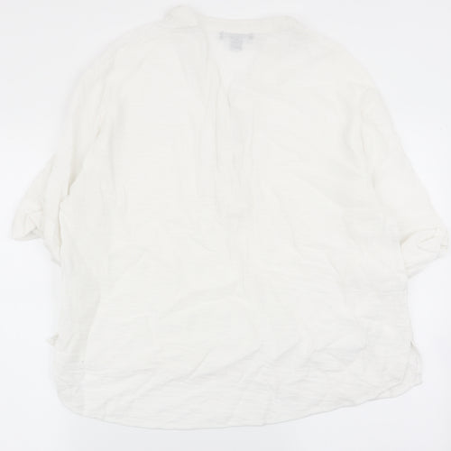 Primark Womens White   Basic Blouse Size 18