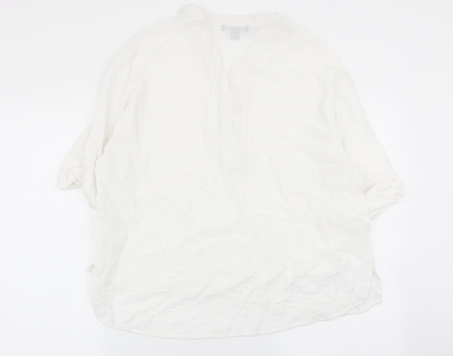 Primark Womens White   Basic Blouse Size 18