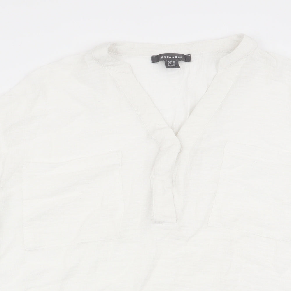 Primark Womens White   Basic Blouse Size 18