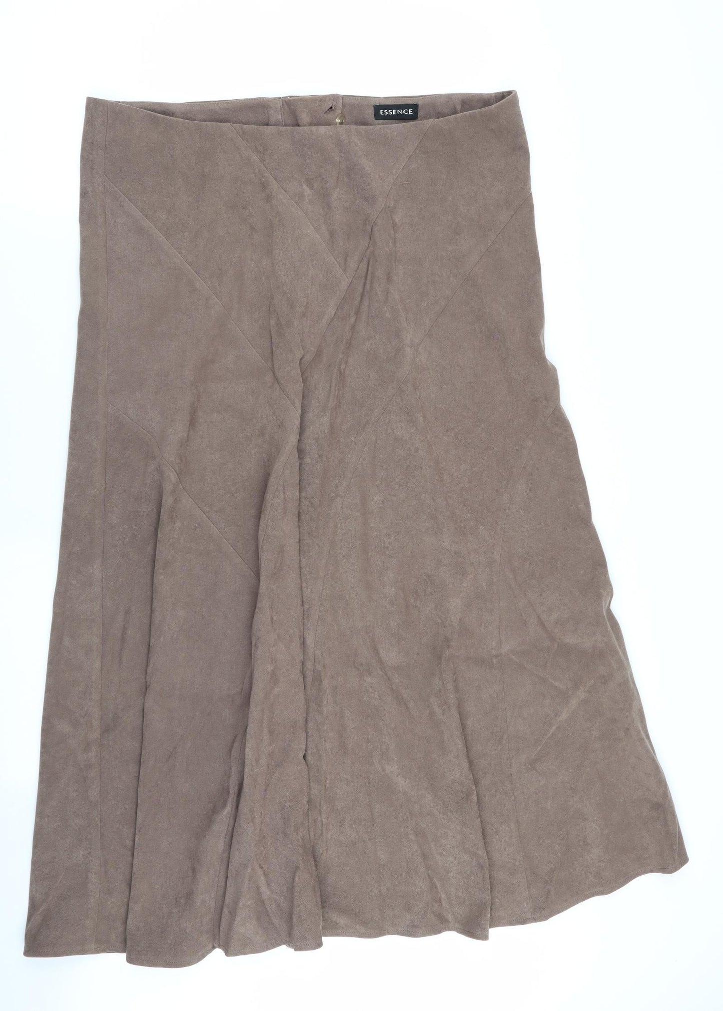 essence Womens Brown   Flare Skirt Size 16