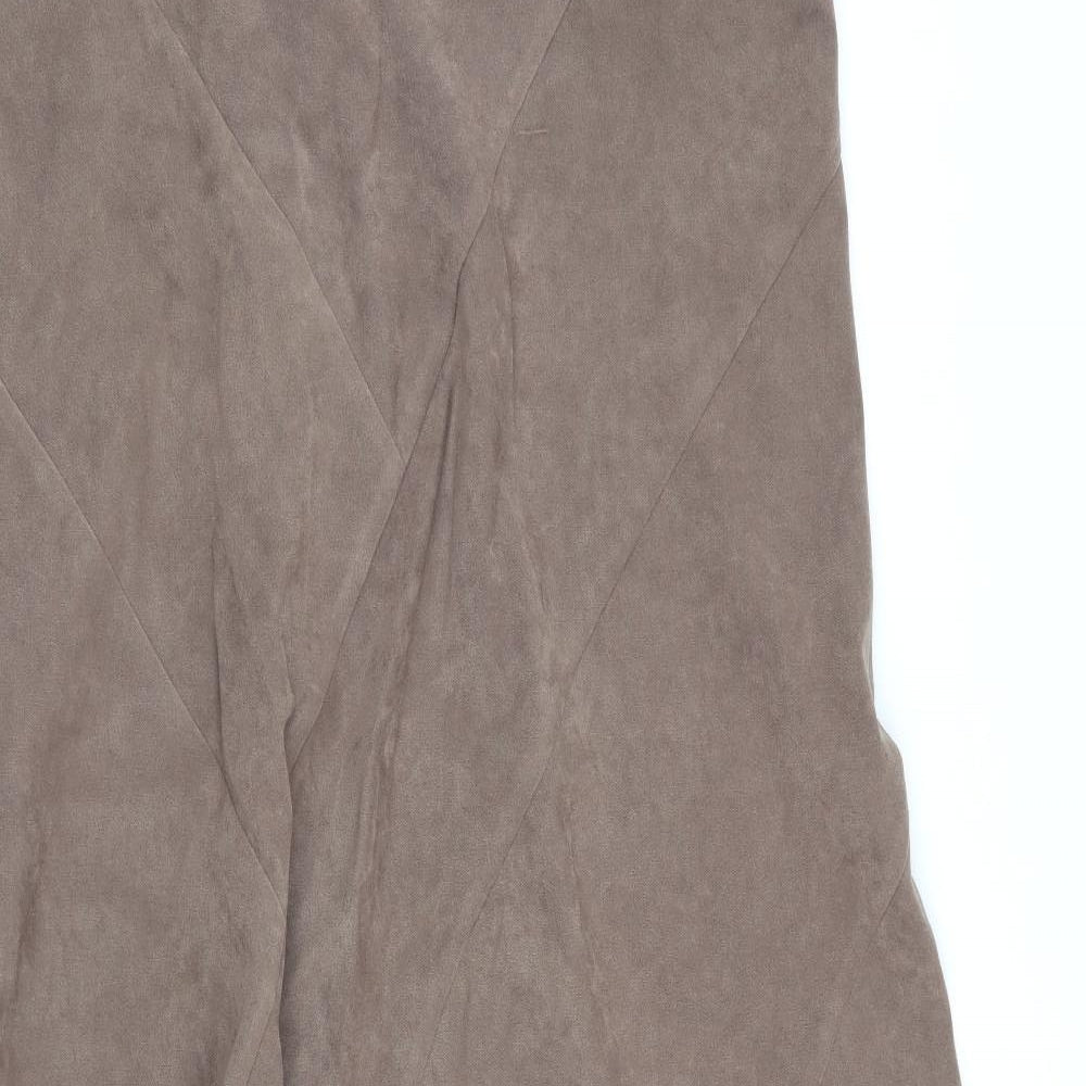 essence Womens Brown   Flare Skirt Size 16