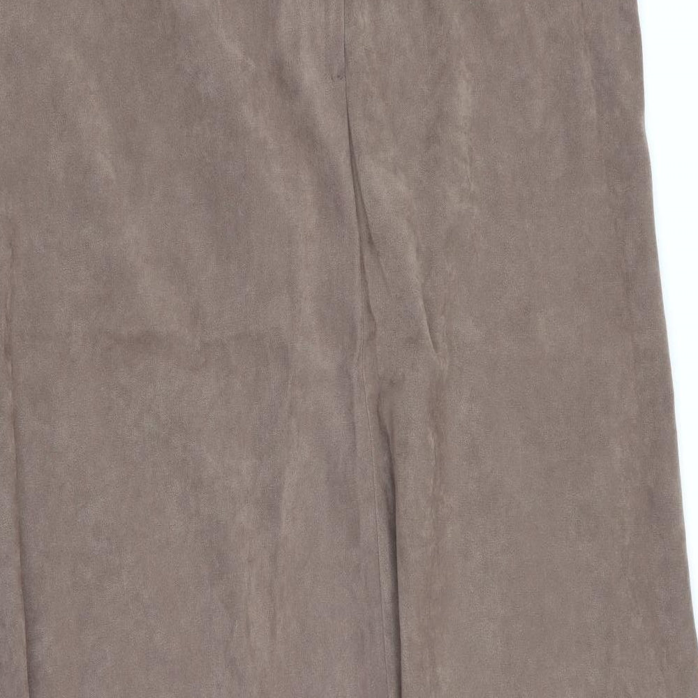 essence Womens Brown   Flare Skirt Size 16