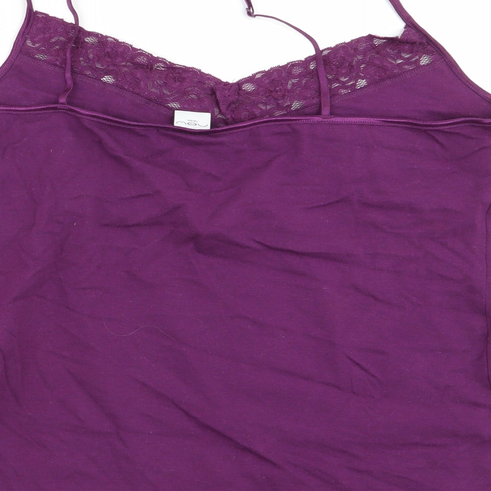 New Look Womens Purple   Camisole Tank Size 18