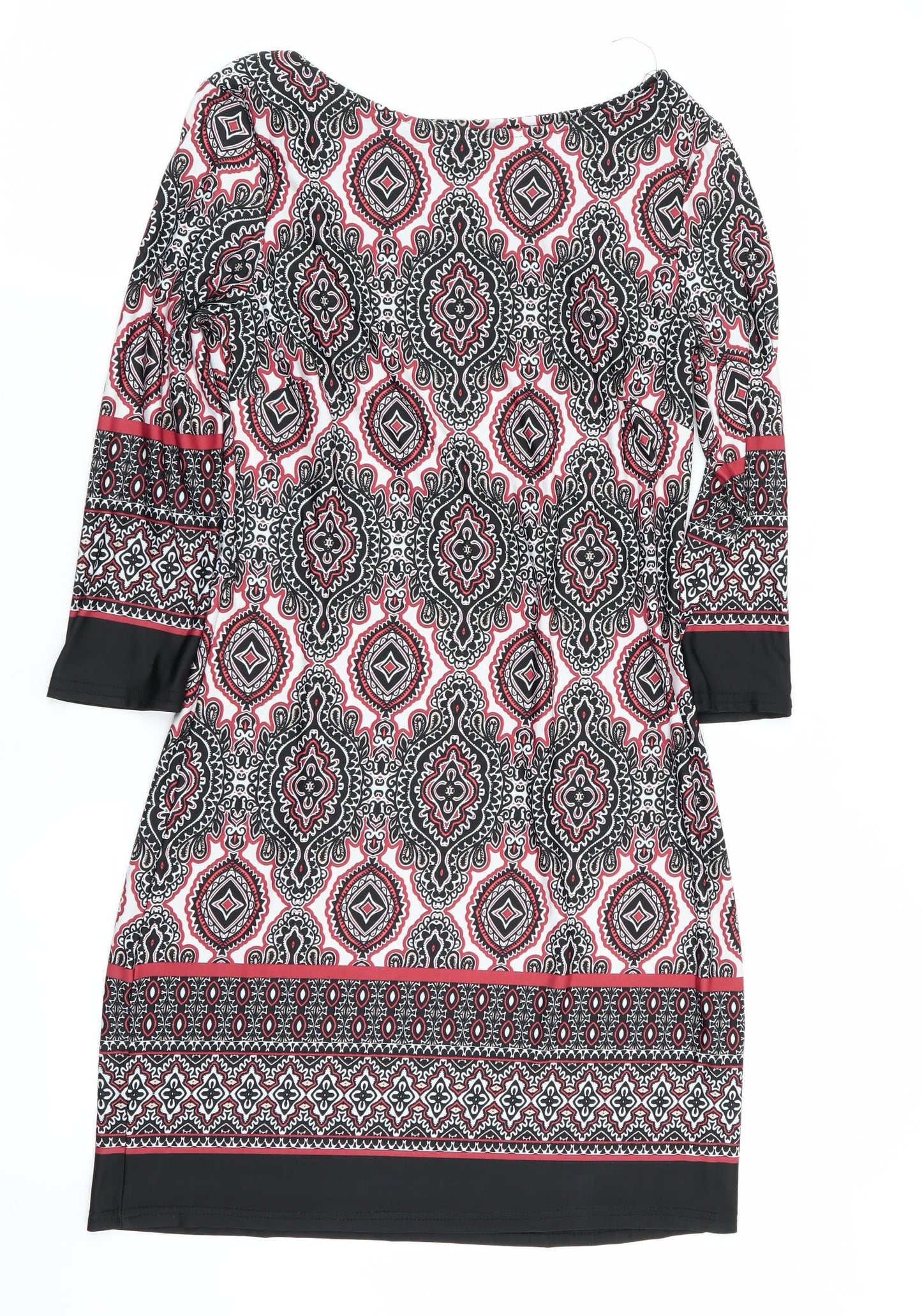 Primark Womens Multicoloured Geometric  Fit & Flare  Size 8