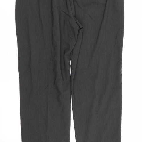 M&S Womens Grey   Trousers  Size 14 L30 in